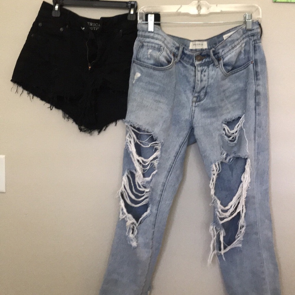 Hollister and PacSun jeans and shorts